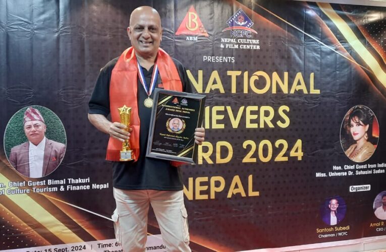 Humanitarian & Social Activist Kamal H. Muhamed adds one more feather to his cap, wins the 3rd Award in month of September at Katmandhu