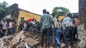 Tragedy Strikes Jhalawar: School Building Collapse Claims Lives of Six Students, Rescue Operations Ongoing