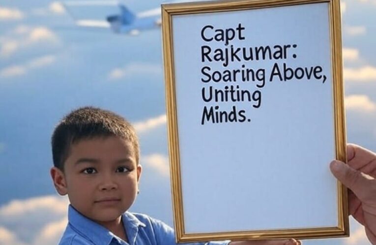 From Cockpit to Catalyst: Captain Rajkumar’s Sky-High Mission to Empower India’s Youth”