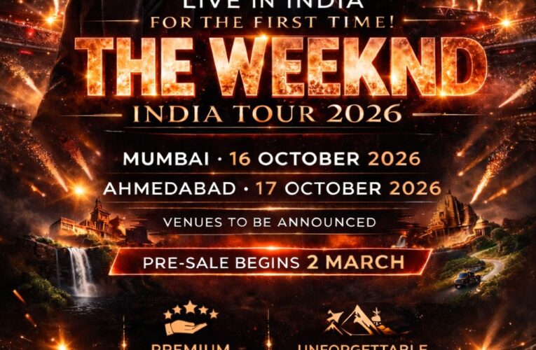 SR Entertainment and Enrise Live Unite to Deliver India’s Most Anticipated Concert Event: The Weeknd, Live for the First Time