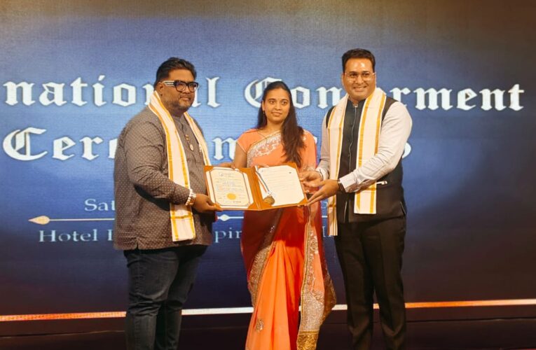 Innovator in Medical Science Honoured by Central minister for Breakthrough ENT Monitoring Device