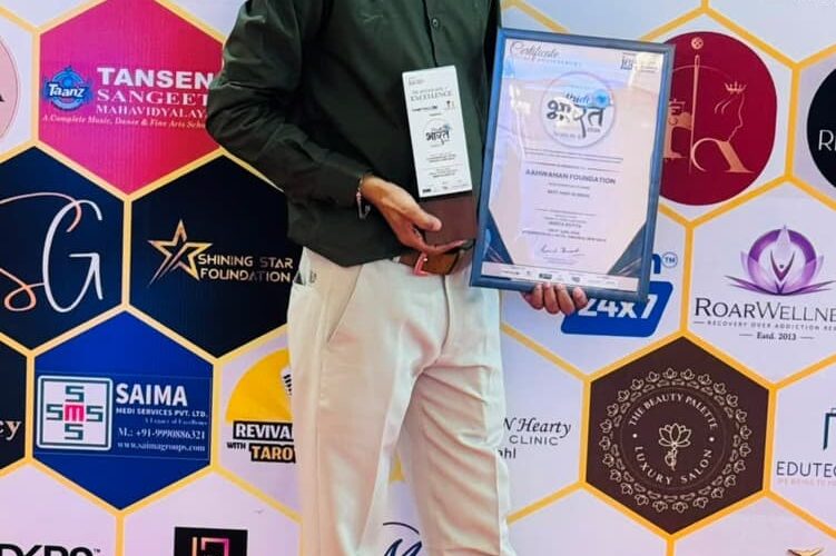 Aahwahan Foundation Honored as ‘Best NGO in India’ at Pride of Bharat Awards 2026 Presented by Actress Ishita Dutta